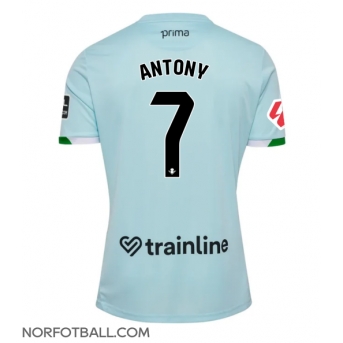 Billige Fotballdrakt Real Betis Antony #7 Replika Bortedrakt 2025-26 Kortermet